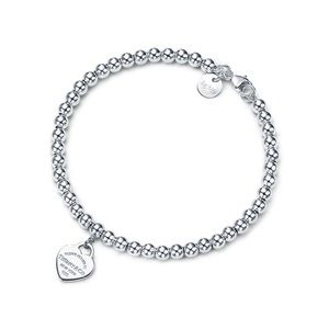 Authentic Heart Tag Bead Bracelet